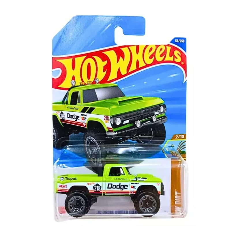 Amazon.com: Hot Wheels, '70 Dodge Power Wagon, HW Dirt 2/10, 1:64